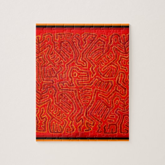 San Blas Eiland Mola Geesten Legpuzzel (Verticaal)