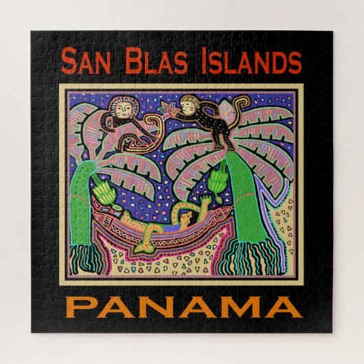San Blas-eilanden - Panama Legpuzzel (Verticaal)