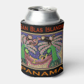 San Blas-eilanden Panama Mola Blikjeskoeler (Blikje Voorkant)