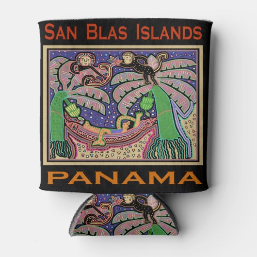 San Blas-eilanden Panama Mola Blikjeskoeler (Voorkant)