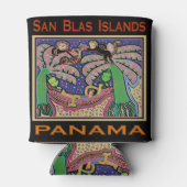 San Blas-eilanden Panama Mola Blikjeskoeler (Achterkant)