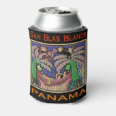San Blas-eilanden Panama Mola Blikjeskoeler (Blikje Achterkant)