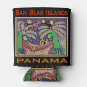 San Blas-eilanden Panama Mola Blikjeskoeler (Achterkant)