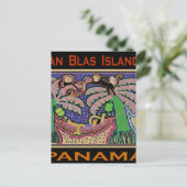 San Blas-eilanden Panama Mola Briefkaart (Staand voorkant)