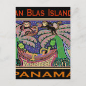 San Blas-eilanden Panama Mola Briefkaart (Voorkant)