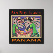 San Blas-eilanden Panama Mola Canvas Afdruk (Voorkant)