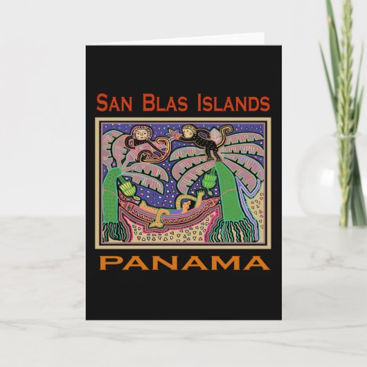 San Blas-eilanden Panama Mola Kaart (Voorkant)