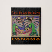 San Blas-eilanden Panama Mola Legpuzzel (Verticaal)