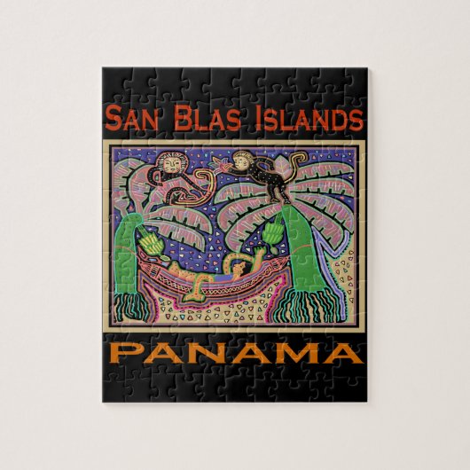 San Blas-eilanden Panama Mola Legpuzzel (Verticaal)