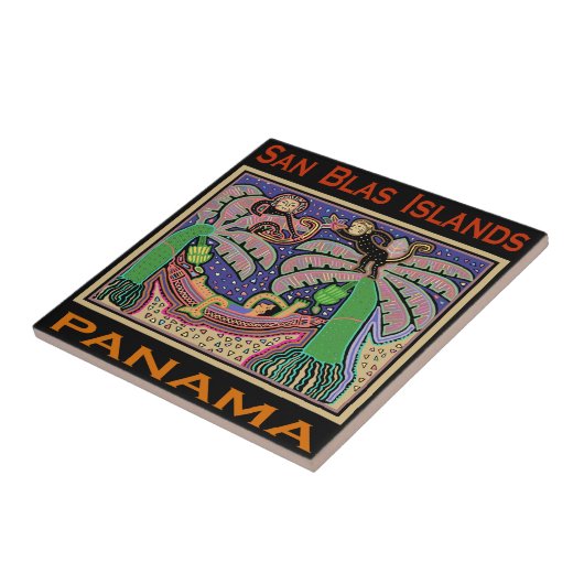 San Blas-eilanden Panama Mola Tegeltje (Zijkant)