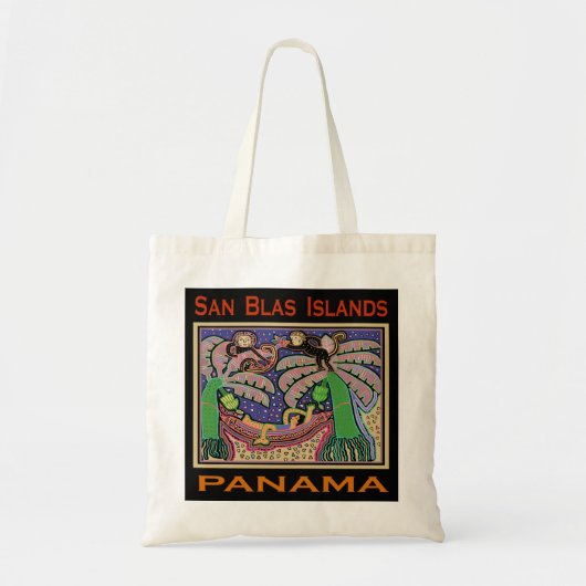 San Blas-eilanden Panama Mola Tote Bag (Voorkant)
