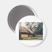 San Blas Eilanden, Panama Waterverf Magneet (Voorkant / Achterkant)