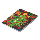 San Blas Island - kerstboom Mola Notitieblok (Linkerzijde)