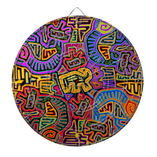San Blas Island Mola Collage Dartbord