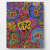 San Blas Island Mola Collage Fotoplaat (Voorkant)