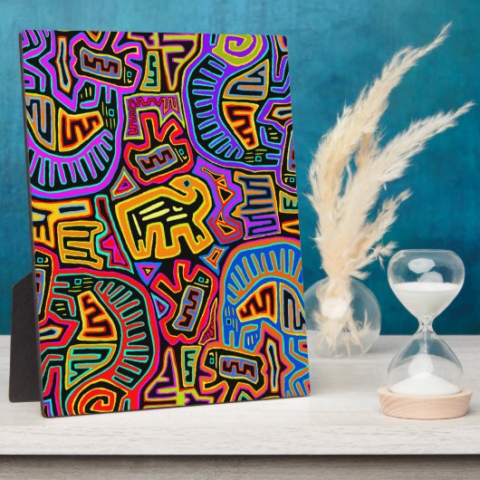 San Blas Island Mola Collage Fotoplaat (Zijkant)