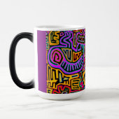 San Blas Island Mola Collage Magische Mok (Links)