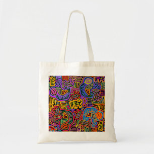San Blas Island Mola Collage Tote Bag