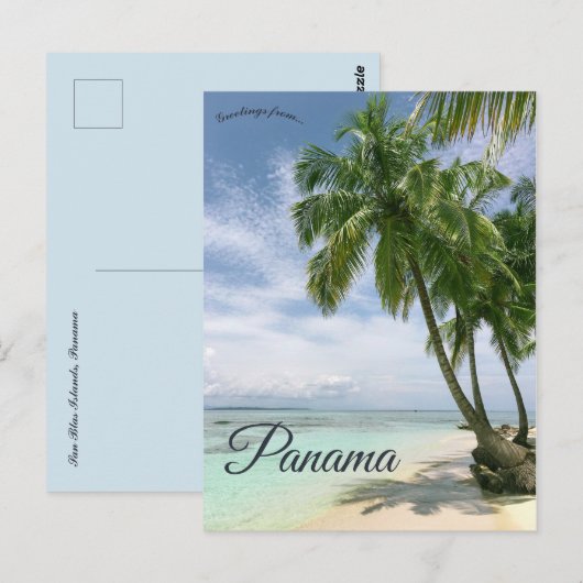 San Blas Islands Panama Briefkaart (Voorkant / Achterkant)