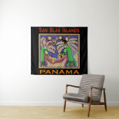 San Blas Islands - Panama Wandkleed (In Situ (horizontaal))