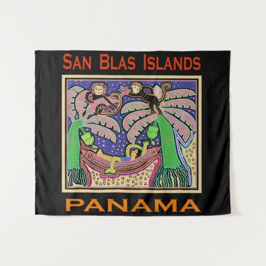 San Blas Islands - Panama Wandkleed (Voorkant (horizontaal))