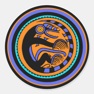 San Blas Slangen Geest Ronde Sticker