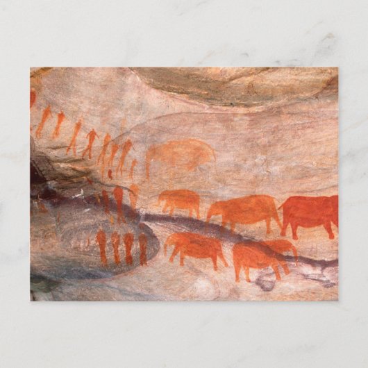 San, Bushman Rock Art, Cederberg Wilderness Briefkaart (Voorkant)