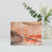 San, Bushman Rock Art, Cederberg Wilderness Briefkaart (Staand voorkant)