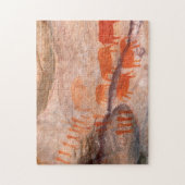 San, Bushman Rotskunst, Cederberg Wilderness Legpuzzel (Verticaal)