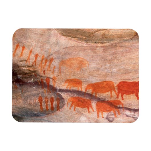 San, Bushman Rotskunst, Cederberg Wilderness Magneet (Horizontaal)