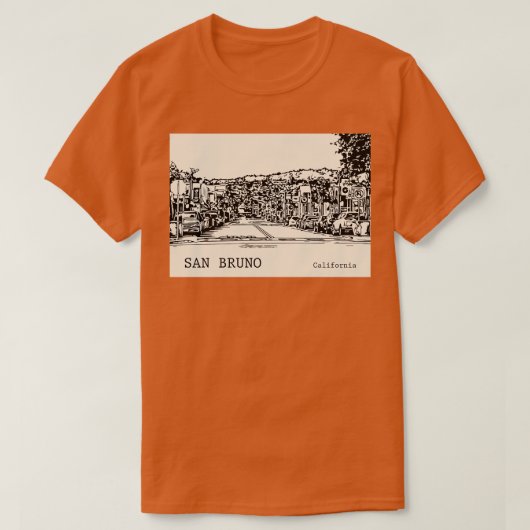 San California TShirt 1 (Design voorkant)
