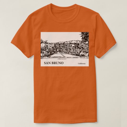 San California TShirt 2 (Design voorkant)