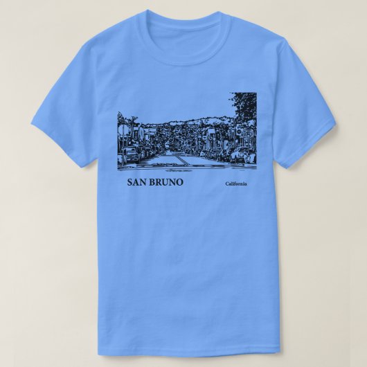 San California TShirt 3 (Design voorkant)