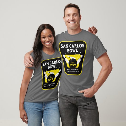 San Carlos Bowl - San Carlos, CA -  Bowlen T-shirt (Unisex)