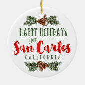 San Carlos California Ornament - Carlos Night Club (Achterkant)