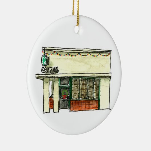 San Carlos California Ornament - Koffiewinkel (Rechts)