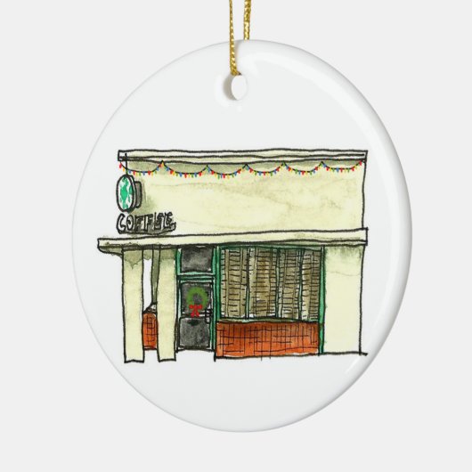 San Carlos California Ornament - Koffiewinkel (Links)