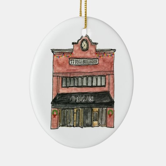 San Carlos California Ornament - Tivoli Building (Rechts)