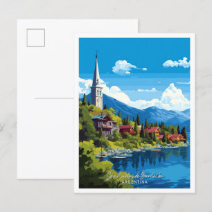 San Carlos de Bariloche Argentinië Reizen Briefkaart