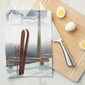 San Carlos de Bariloche Ski reisposter Theedoek (Quarter Fold)