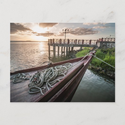 San Carlos Dock Briefkaart (Voorkant)