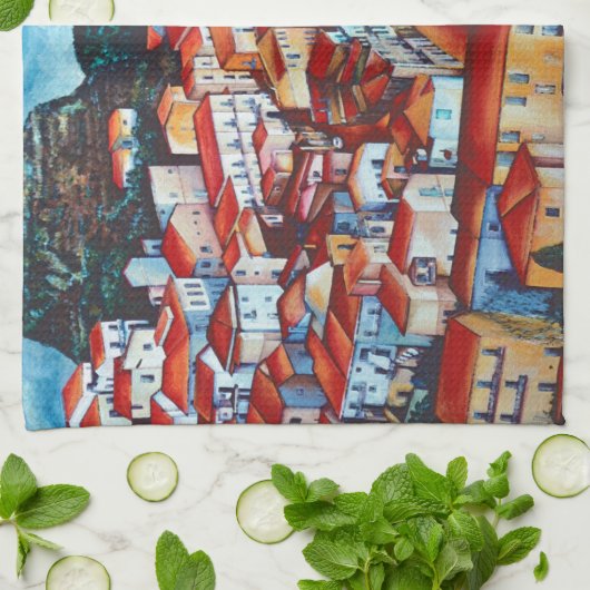 San Chirico, Italië Theedoek (Gevouwen)