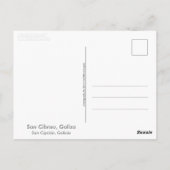 San Cibrao, Galicië (Spanje) Briefkaart (Achterkant)