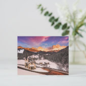 San Cipriano in de winter Briefkaart (Staand voorkant)