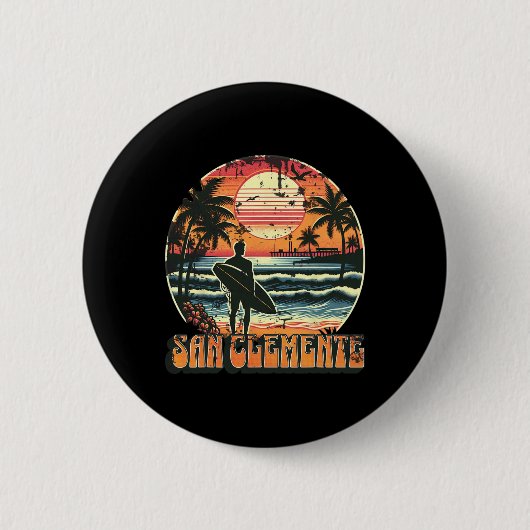 San Clemente _4 Ronde Button 5,7 Cm (Voorkant)