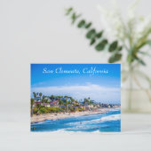 San Clemente Beach Briefkaart (Staand voorkant)