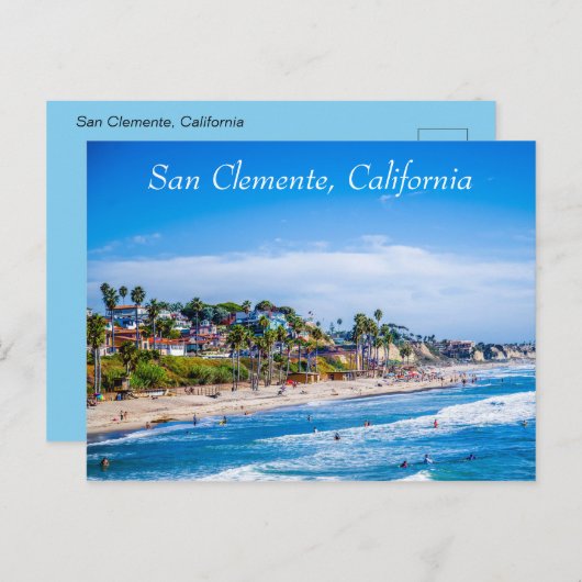 San Clemente Beach Briefkaart (Voorkant / Achterkant)