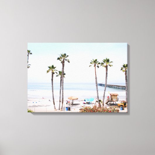 SAN CLEMENTE BEACH, CALIFORNIA, VS CANVAS AFDRUK (Voorkant)