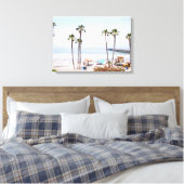 SAN CLEMENTE BEACH, CALIFORNIA, VS CANVAS AFDRUK (Insitu (Slaapkamer))