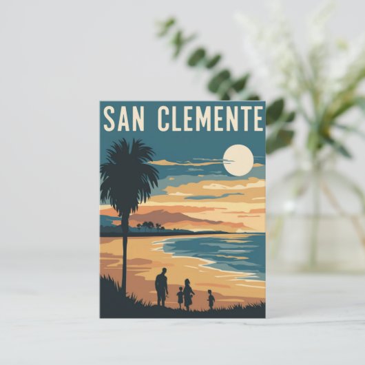 San Clemente Beach, Californië Briefkaart (Staand voorkant)